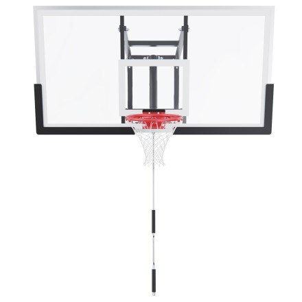 Баскетбольный щит DFC со съёмным регулятором высоты, стекло 8 мм, 152 х 80 см
