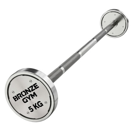 Набор стальных штанг BRONZE GYM, 5-50 кг - 10 шт, шаг 5 кг
