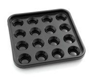 Лоток под шары 68 мм (черная) пирамида