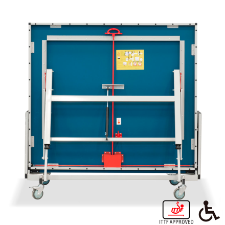 Теннисный стол складной для помещений "K-2023 ITTF Indoor" (274 Х 152.5 Х 76 см ) с сеткой