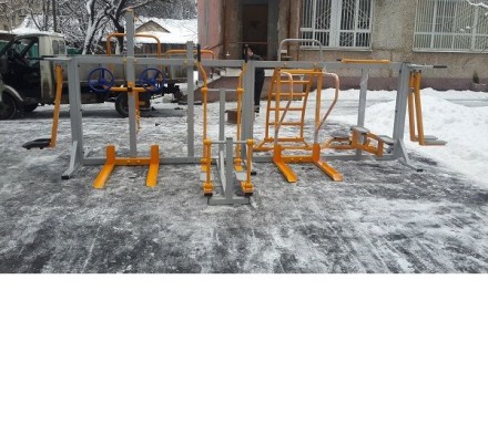 УТИ-001 Уличный тренажерный комплекс для инвалидов-колясочников