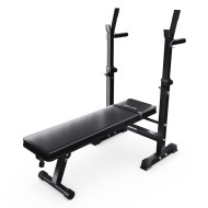 Усиленная скамья со стойками под штангу DFC MELKIN Усиленная скамья со стойками под штангу DFC MELKIN