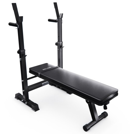 Усиленная скамья со стойками под штангу DFC MELKIN Усиленная скамья со стойками под штангу DFC MELKIN