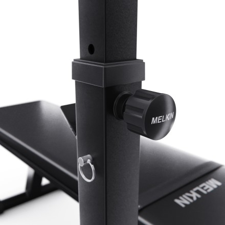 Усиленная скамья со стойками под штангу DFC MELKIN Усиленная скамья со стойками под штангу DFC MELKIN