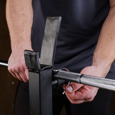 Усиленная скамья со стойками под штангу DFC MELKIN Усиленная скамья со стойками под штангу DFC MELKIN