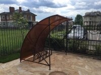 Велопарковка с навесом ПАРУС на 10 мест