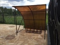 Велопарковка с навесом ПАРУС на 10 мест