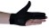Перчатка бильярдная "Ball Teck MFO" (черная, вставка замша), защита от скольжения