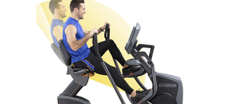 Горизонтальный эллиптический тренажер Octane XR6000 с консолью Smart Горизонтальный эллиптический тренажер Octane XR6000 с консолью Smart