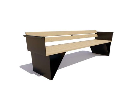 Скамейка стальная «Обнинск»