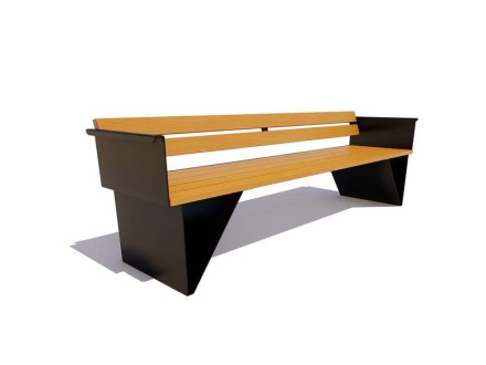 Скамейка стальная «Обнинск»