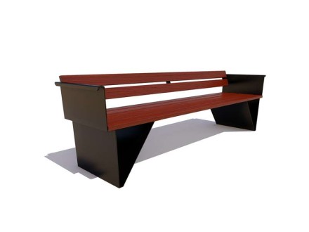 Скамейка стальная «Обнинск»