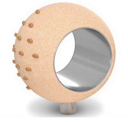 Элемент геопластики «Сфера с тоннелем»