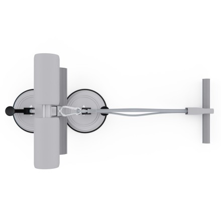 Тренажёр для пресса DFC SQ-AB002G, серый