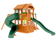 Детская площадка Клубный домик 2 с трубой и рукоходом Luxe