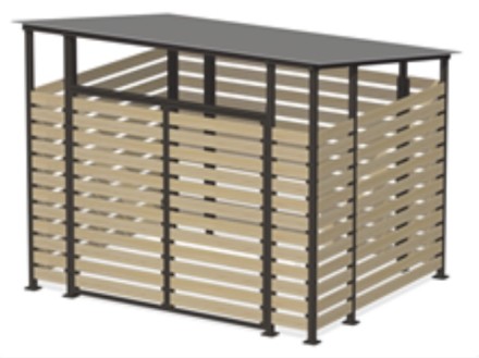 Контейнерная площадка "Эко+" на 2 контейнера