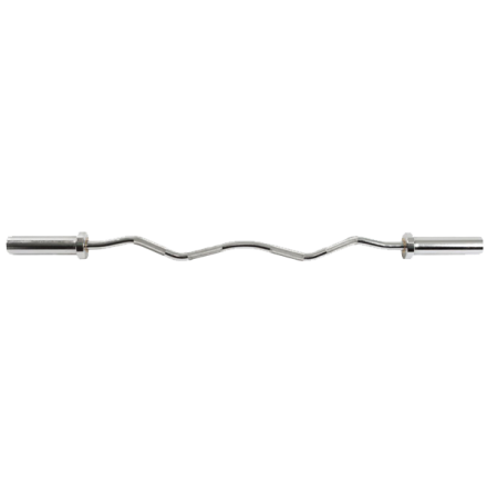 Гриф олимпийский Smith BC110 50 мм, хромированный, изогнутый, 120 см, с пружинными замками