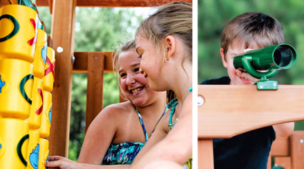 Детский комплекс Рассвет Ривьера с рукоходом