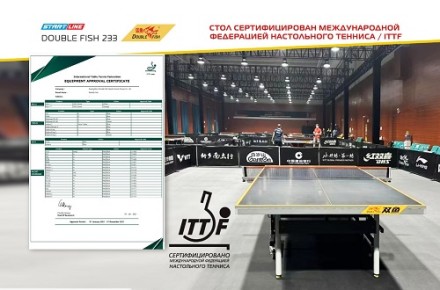 Теннисный стол Double Fish 233 синий