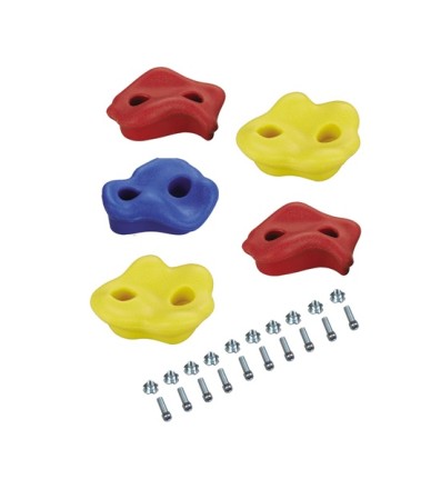 Камни для скалодрома цветные