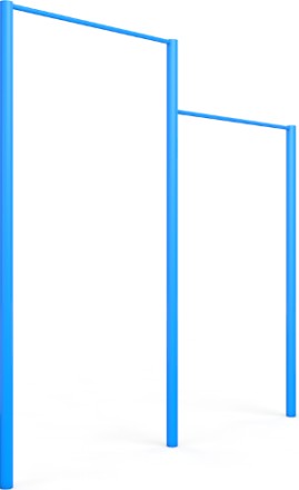 Уличный турник двухуровневый