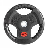 Диск 31 мм. обрезиненный с 3-мя хватами 5 кг, VictoryFit VF-S250500