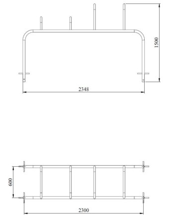 YT74 Сложные брусья