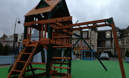  Cпортивно-игровой комплекс «РАССВЕТ Трихауз с рукоходом»