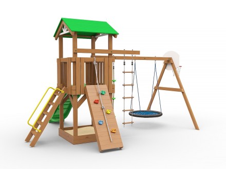 Детская игровая площадка Кузнечик с гнездом