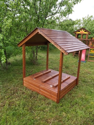 Песочница Ладушки с крышей