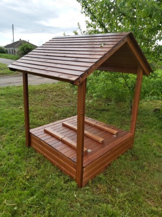 Песочница Ладушки с крышей