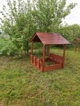 Песочница Ладушки с крышей