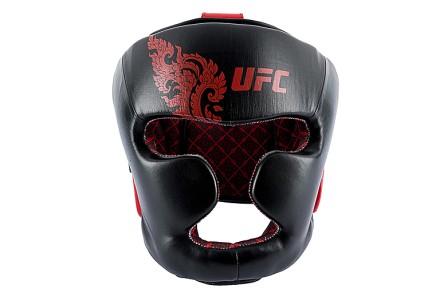UFC Premium True Thai Шлем для бокса, цвет черный, размер L