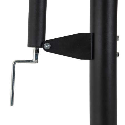 Баскетбольная мобильная стойка DFC STAND56P 143x80cm поликарбонат (два короба)