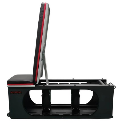 Многофункциональная силовая скамья DFC KORIX WB990 с местом для хранения до 8 гантелей