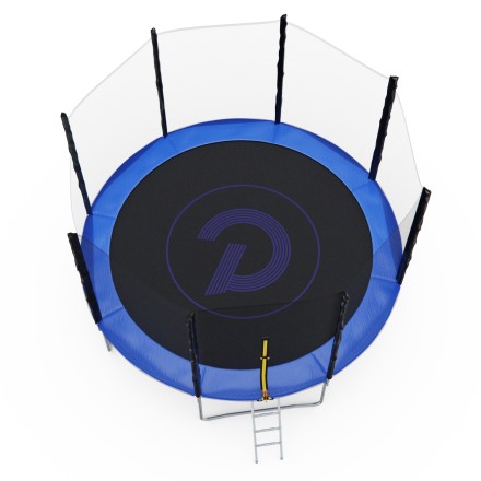 Батут с сеткой DFC PELPO 10ft с лестницей, RED