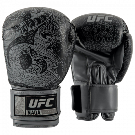 Перчатки для бокса UFC PRO Thai Naga 12 Oz - черные