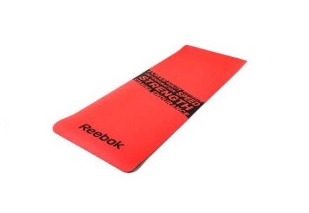 RAMT-11024RDS Тренировочный коврик (мат) для фитнеса нескользящий Reebok (красный)