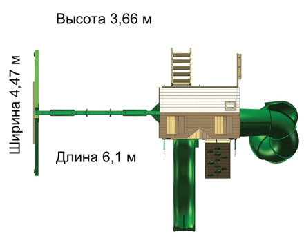 Спортивно-игровой комплекс «АЛЬПИНИСТ Ривьера  Клабхауз» 