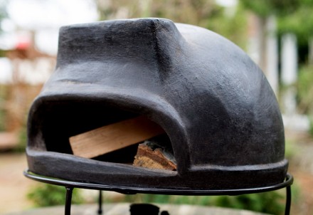 Дровяная печь для пиццы ТОСКАНА_52 маленькая (цвет черный)