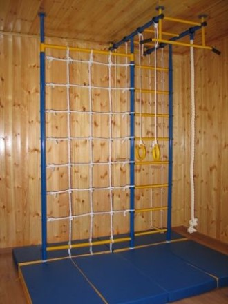 Детский спортивный комплекс Городок Babysport Т-образный с сеткой-1м.