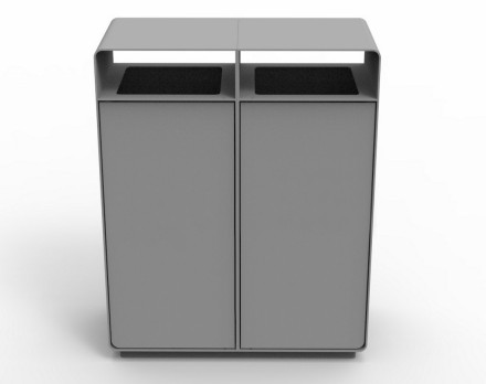 Урна «Город» двухсекционная