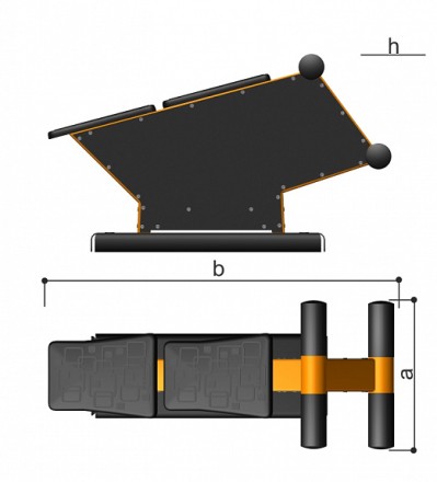 Скамья для пресса Romana  207.02.10