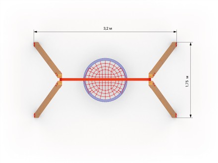 Качели Гнездо КРЕПКИЕ 100 см