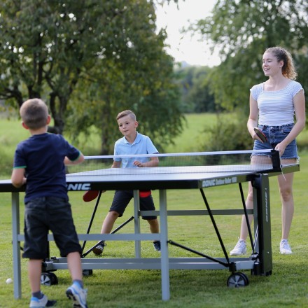 Теннисный стол DONIC OUTDOOR ROLLER 1000 GREEN