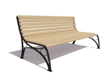 Скамейка «Тверь премиум» без подлокотников