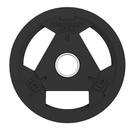Диск олимпийский BRONZE GYM обрезиненный 10 кг