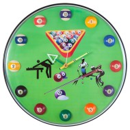 Часы настенные "12 шаров" D32 см (зеленые), пластик Часы настенные "12 шаров" D32 см (зеленые), пластик