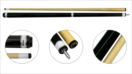 Кий / пул 2-pc "Classic Opium M6-3" (черный) Кий / пул 2-pc "Classic Opium M6-3" (черный)