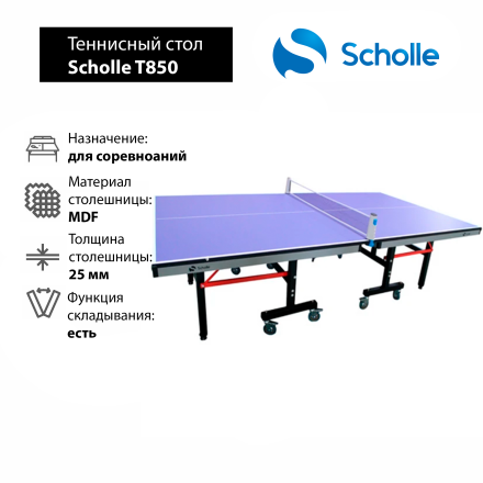 Профессиональный Теннисный стол Scholle T850